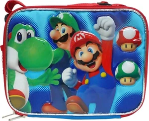 Super Mario Bros 10" School Lunch Box, Boy's Lunch Bag - Picture 1 of 4