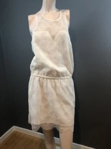 Neu mit Etikett David Lerner ärmelloses Kleid mit Spitzenüberzug Größe Small - Bild 1 von 11