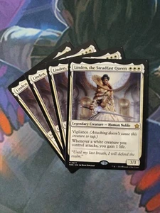 Linden, the Steadfast Queen x 4 | 7% Off 2+ | Foundations | NM | MTG - Picture 1 of 1