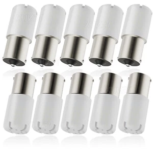 10X 1156 1141 1003 BA15S LED Light Bulbs SMD 12V RV Camper Interior Tail Lights - Picture 1 of 10