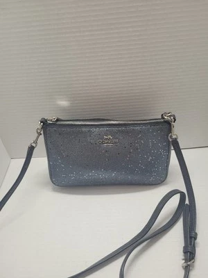 Coach Top Handle Crossbody With Star Glitter Midnight Blue - Image 1 of 4