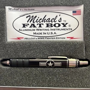 Michael's fat boy WWII Fighter Edition Hellcat Ball Point -Black In Box - Picture 1 of 5
