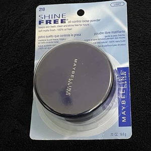 Maybelline Shine Free Oil-Control Loose Powder #210 Light .70 oz. Soft Matt NEW - Picture 1 of 5