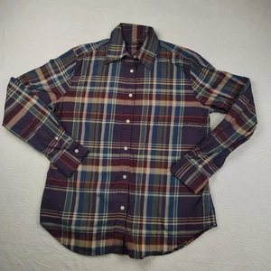 Lauren Ralph Lauren Hemd Damen Medium Mehrfarbig Kariert Button Down Langarm - Bild 1 von 8