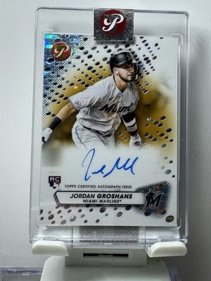 2023 Topps Pristine Gold Pulsar Refractor /50 Jordan Groshans RC Auto - Royals - Image 1 of 2