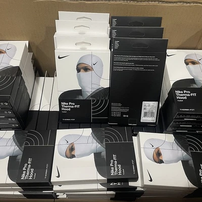 NEW Nike Pro Therma-Fit Hyperwarm Hood Ski Mask White -US Stock - Image 1 of 4