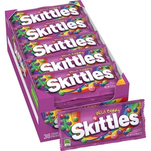 Paquete de 36 dulces tropicales SKITTLES | Bolsas de 2,17 oz | Caja a granel masticable afrutada - Imagen 1 de 15
