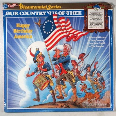 Our Country Tis of Thee: Bicentennial Series (1976) [SEALED] Vinyl LP • America Foto 1 de 2