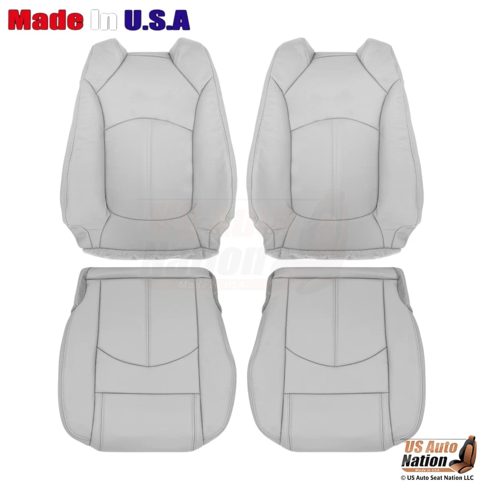 GMC Acadia SLT 2013 a 2017 conductor delantero pasajero cuero sintético cubierta de asiento gris Foto 1 de 1