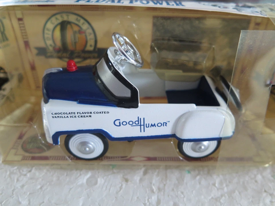 Blechauto Tretauto Modell 1:10 Golden Wheel Pedal Power OVP Diecast Polizeiauto - Bild 1 von 4