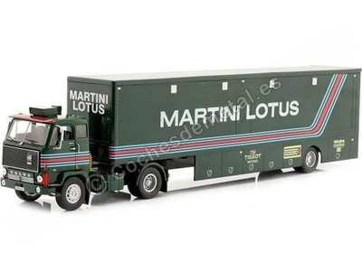 1979 Trailer Volvo F88 Race Transport Martini-Lotus F1 Racing 1:43 IXO Models TT - Imagen 1 de 3