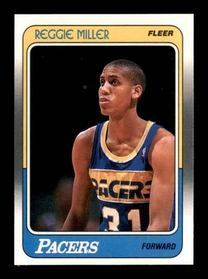 Fleer #57 1988 Reggie Miller RC NM+ X3555396 Foto 1 de 3