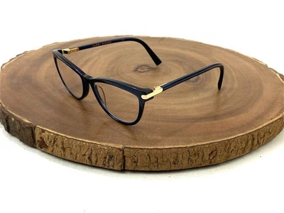 Gafas Warby Parker Louise M 3356 azul oscuro dorado ojo de gato 52 15 135 mm Italia Foto 1 de 4