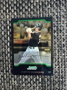 2004 Bowman Chrome Justin Morneau Rookie #BDP137 Twins - Picture 1 of 2
