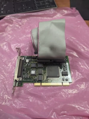 LSI LOGIC SYMBIOS PCI SCSI CONTROLLER  CARD 375-0097-01 REV.50 With Cable - Image 1 of 4