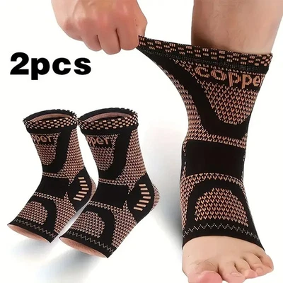 Fußbandage Bandage Fussgelenk Knöchelbandage Sprunggelenkbandage Verband Fuss - Bild 1 von 4