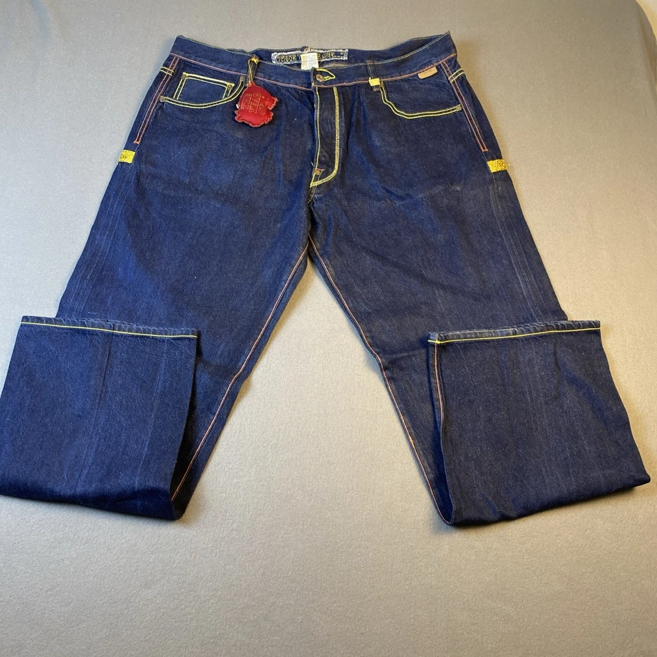 Redline Selvedge Men's Jeans 40 x 34 Japanese Denim The Year Of Pig Dark Wash - Image 1 of 4