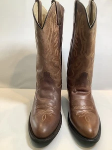 Botas de cuero Smokey Mountain Western para hombre talla 7,5 D marrón distress 4034 - Imagen 1 de 8