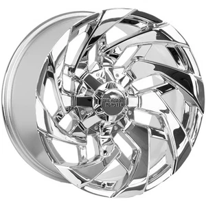 Off-Road Monster M24 20x10 6x135/6x5.5" -19mm Chrome Wheel Rim 20" Inch - Picture 1 of 8