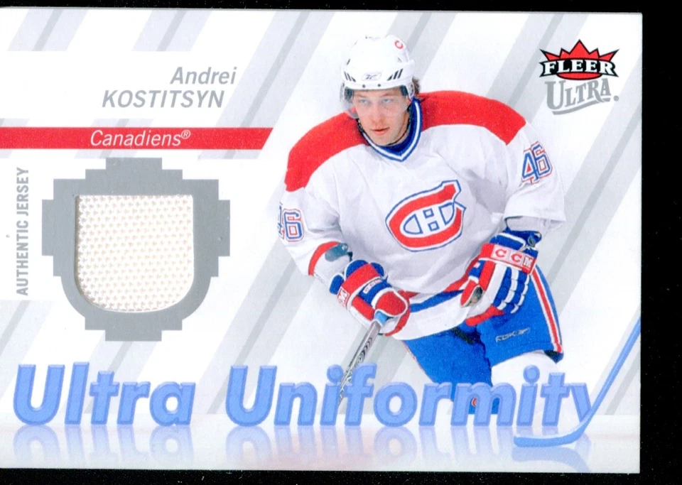 2007-08 Ultra Uniformity #UKO Andrei Kostitsyn Jersey  Card - Image 1 of 1