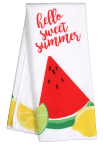Home Collection Kitchen Towel Polyester ~ Hello Sweet Summer - Picture 1 of 2
