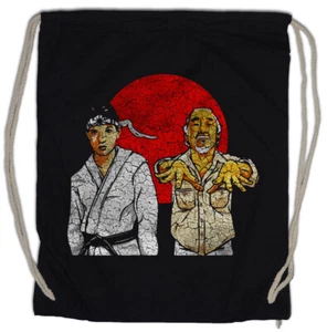 Karate Team Turnbeutel Mr. Mister Kid Wu Miyagi Wushu Black China Kung Fu Tag - Picture 1 of 1