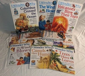 Lot of 19 I WONDER WHY Books Bundle, Hardcover and Paperback, Educational - Imagen 1 de 12
