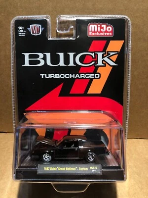 1/64 M2 MIJO EXCLUSIVES TURBOCHARGED 1987 BUICK GRAND NATIONAL BLACK - Image 1 of 2
