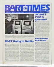 VTG BART TIMES Newsletter Magazine 1988 - San Francisco Bay Area Rapid Transit