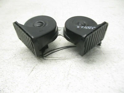 09-11 JAGUAR XF XFR HIGH LOW TONE HORN SET LEFT RIGHT OEM 020123 - Image 1 of 4