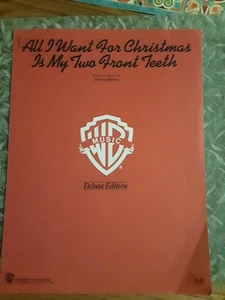All I Want For Christmas Is My Two Front Teeth, 1947 Christmas Sheet Music, V.G. - Picture 1 of 3