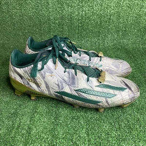 ADIDAS Adizero 5.0 Snoop Dogg Money Green Gold Football Cleats Men's 13 US Shoes - Picture 1 of 8