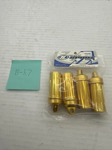 Losi Gold Shock Body & Cap Set LST (4) LOSB2808 Ultra Rare - Picture 1 of 1