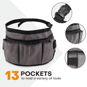 Waist Tool Bag Window Tint Handle Tools Storage Pouch Home Washer - 13-Pocket - Picture 1 of 6
