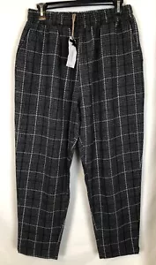 Kidoriman Pants Men's XXL Blue Strip Elastic Waist Japanese Streetwear Casual - Picture 1 of 20
