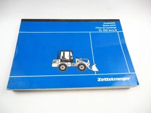 Zettelmeyer ZL502 Serie B Radlader Ersatzteilliste Spare Parts List 1995 - Bild 1 von 3