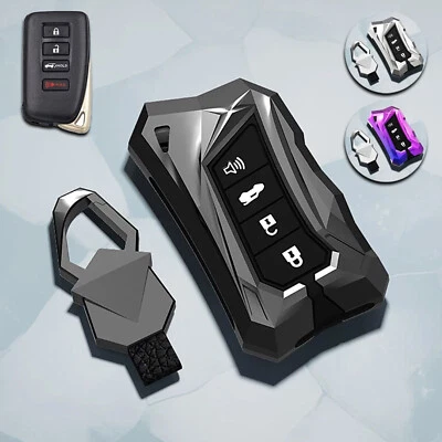 Funda protectora de metal para llavero de coche para Lexus IS ES GS RC NX RX LX 200 250 350 - Imagen 1 de 4