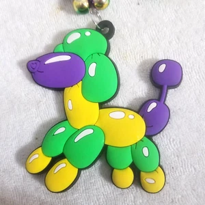 Karneval Karneval Perlen 20" Ballon Hund Halskette New Orleans Parade Überwurf - Bild 1 von 5