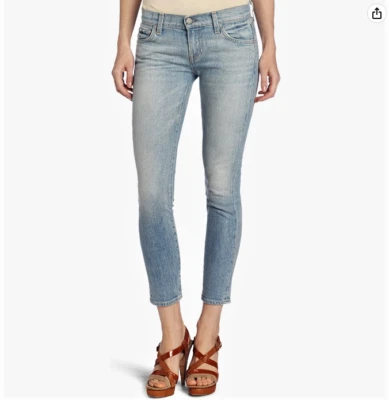 NOVO TÊXTIL Elizabeth & James Jeans Feminino Ozzy Haze Tornozelo Skinny Jeans, 30 - Imagem 1 de 2