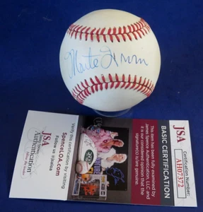 MONTE IRVIN SIGNED RON BASEBALL ~ JSA AH07372 - Picture 1 of 3