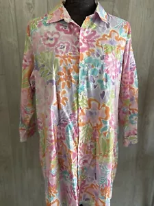Lauren Ralph Lauren Women Size Large Multicolor Night Gown Dress - Picture 1 of 8
