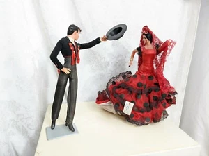 MARIN CHICLANA Vintage 1960's Genuine Spanish Flamenco Dancer Dolls Male Female - Picture 1 of 12