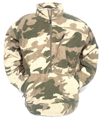 Cabela's Men's Outfitter Camo Silent 1/4 Zip WindShear Waterproof Hunting Jacket - Image 1 of 4