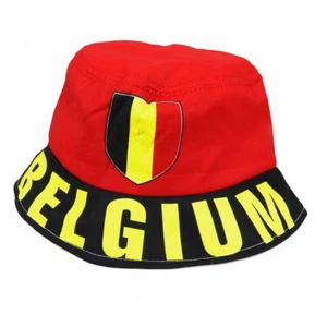 Belgien Sonnenhut Unigröße WM EM Fan NEU Belgium Sunhat Fisherhat Unisize - Picture 1 of 1