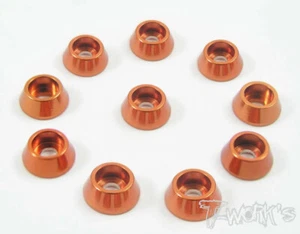 TA-003O T-Works Rondella Piatta Arancione Torre Ammortizzatore 1:8 Buggy (10) - Foto 1 di 1
