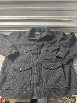 Cuerda de carbón Filson x Chris Stapleton Mackinaw Cruiser XL lana gris Foto 1 de 4