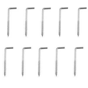 DTTRA 10 Stck. 70x22 mm Silber Kohlenstoffstahl Metall Rechter Winkel 7-Form Selbstschneidend... - Bild 1 von 4