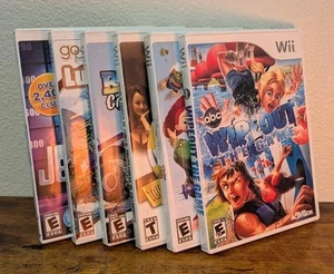 Toy Story Mania, Lumberjack's Go Play, BIGFOOT, Wipeout The Game, Jeopardy Wii  - Picture 1 of 8