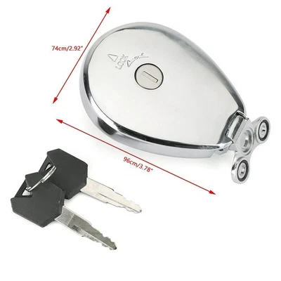 Fuel Gas Cap Lock FOR Kawasaki 1998-2009 ELIMINATOR 125 1987-2003 ELIMINATOR 250 Foto 1 de 4
