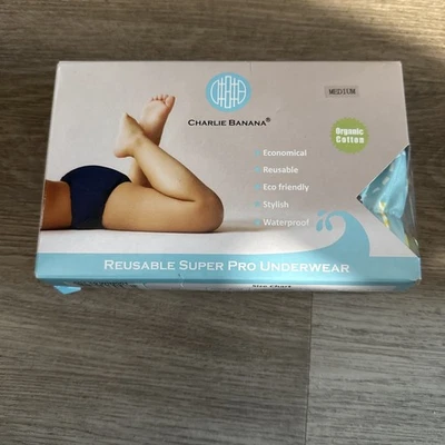 Charlie Banana многоразовый супер Pro нижнее белье многоцветная конструкция новый средний - Изображение 1 из 3